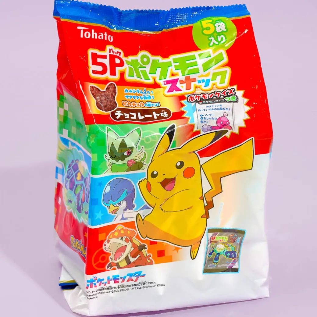 Pokemon Corn Puff Snack Pack - 5 pcs