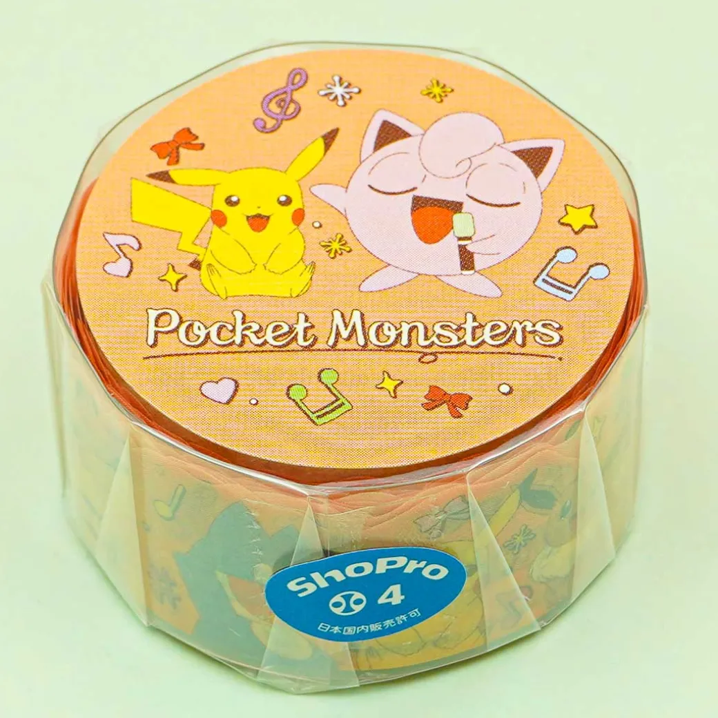 Pokemon Die-Cut Washi Tape - Music Time