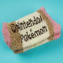 Pokemon Embroidered Fluffy Socks - Eevee