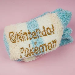 Pokemon Embroidered Fluffy Socks - Pikachu