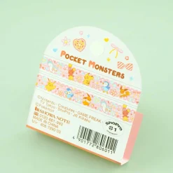 Pokemon Flower Washi Tape - Pink