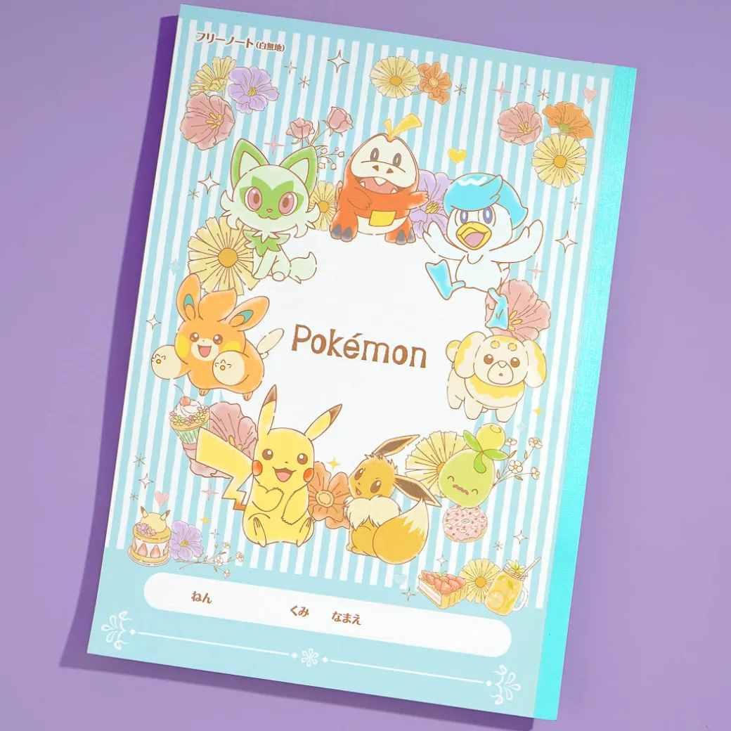 Pokemon Flowers & Sweets B5 Notebook