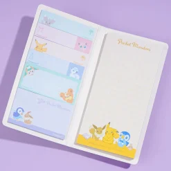 Pokemon Gathering Friends Memo Pad & Sticky Notes Set