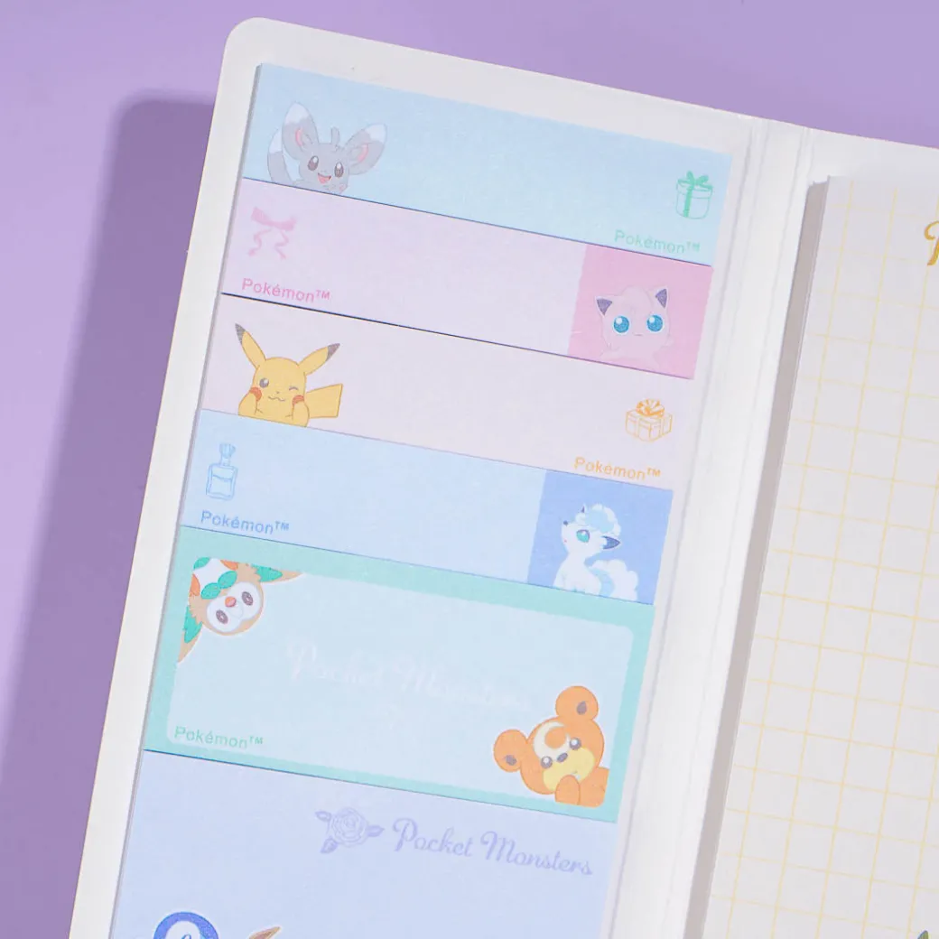 Pokemon Gathering Friends Memo Pad & Sticky Notes Set
