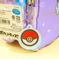 Pokemon Gingham Shoulder Bag With Acrylic Charm