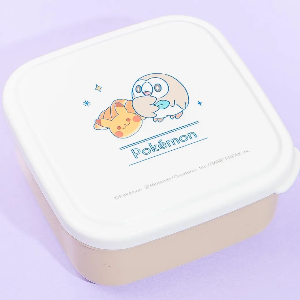 Pokemon Happy Drink Square Food Container Set - 3 pcs