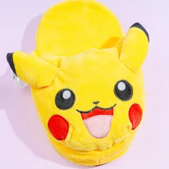 Pokemon Happy Pikachu Fluffy Slippers