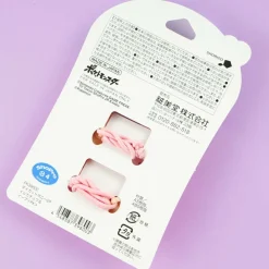 Pokemon Hearts & Pokeballs Hair Tie Set - Pikachu & Eevee / 2 pcs