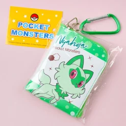 Pokemon L-Shaped Zipper Mini Pouch - Sprigatito