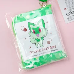 Pokemon L-Shaped Zipper Mini Pouch - Sprigatito