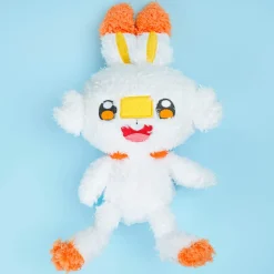 Pokemon Mokomoko Furry Plushie - Scorbunny / Medium