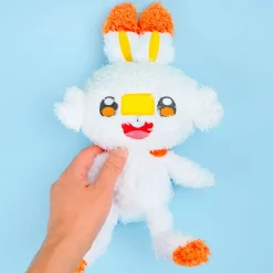 Pokemon Mokomoko Furry Plushie - Scorbunny / Medium