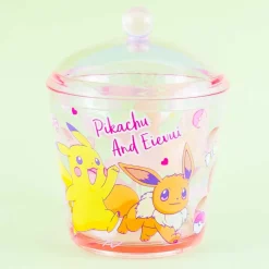 Pokemon Pikachu & Eevee Round Storage Case