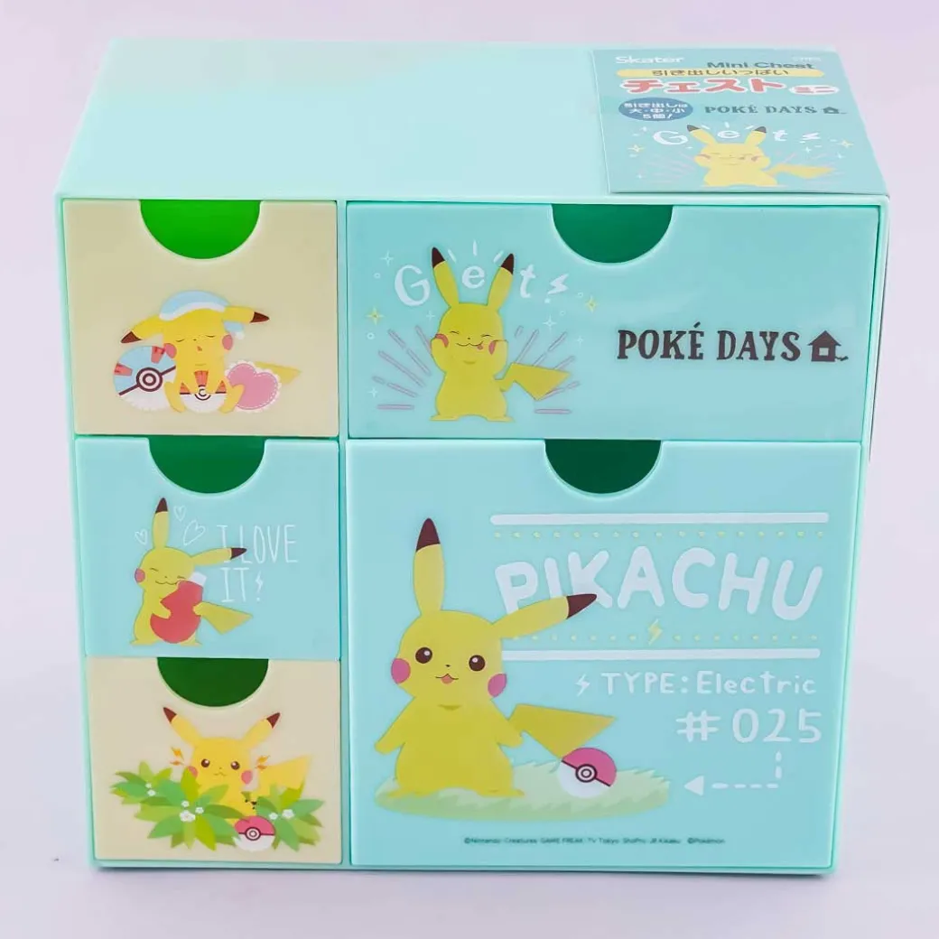 Pokemon Pikachu Mini Drawer Cabinet