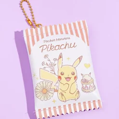 Pokemon Pikachu Striped Candy Flat Mini Pouch
