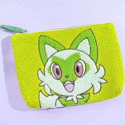 Pokemon 3-Pocket Fuzzy Pouch - Sprigatito