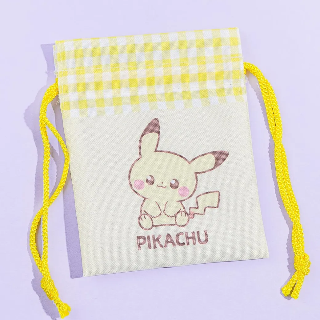 Pokemon Pokepeace Pikachu Mini Drawstring Pouch