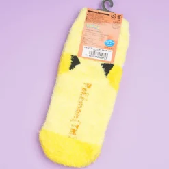 Pokemon Polka Dots Fluffy Socks - Pikachu