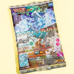 Pokemon Snow Hazard & Clay Burst Card With Gummy