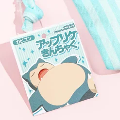 Pokemon Striped Drawstring Pouch - Snorlax