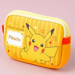 Pokemon Striped Foam Pouch - Pikachu