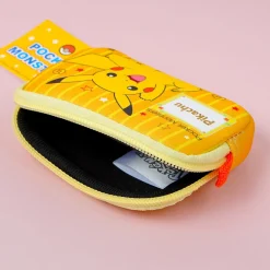 Pokemon Striped Foam Pouch - Pikachu