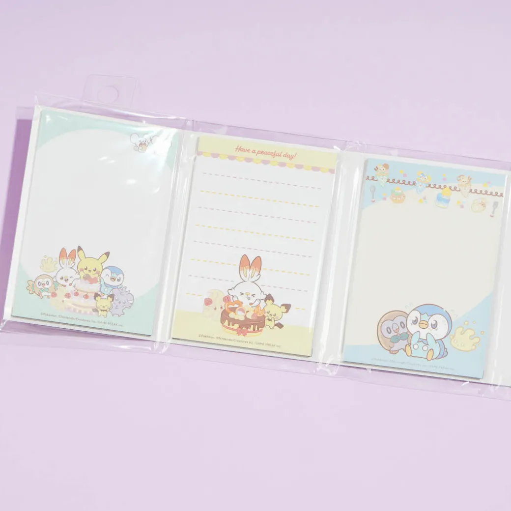 Pokemon Sweets Shop Memo Pad Set