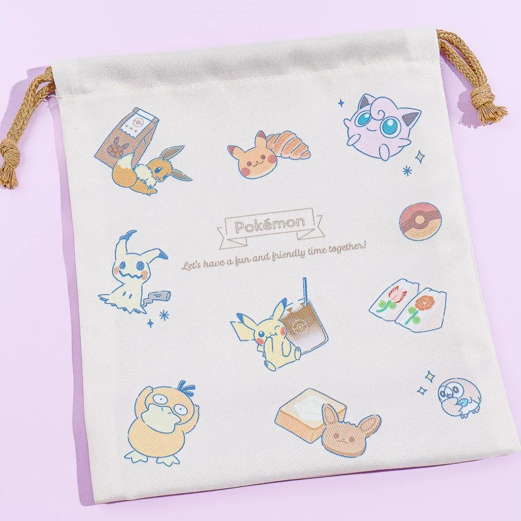 Pokemon Tea Time Drawstring Pouch