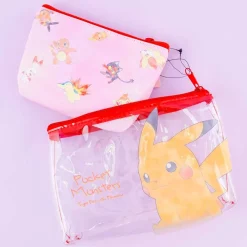 Pokémon Fire Type With Pikachu Pouch Set