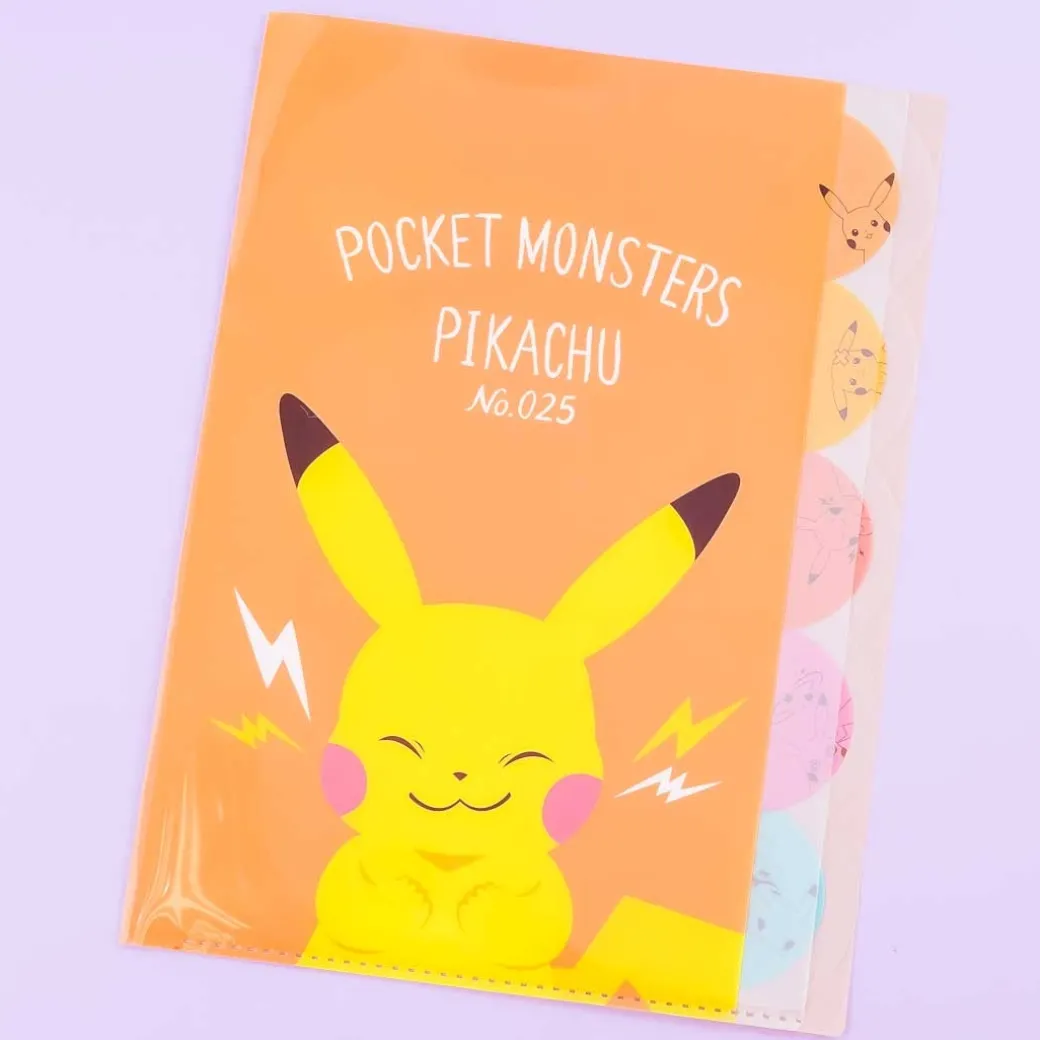 Pokémon Pikachu Charge Up A4 Clear File Folder