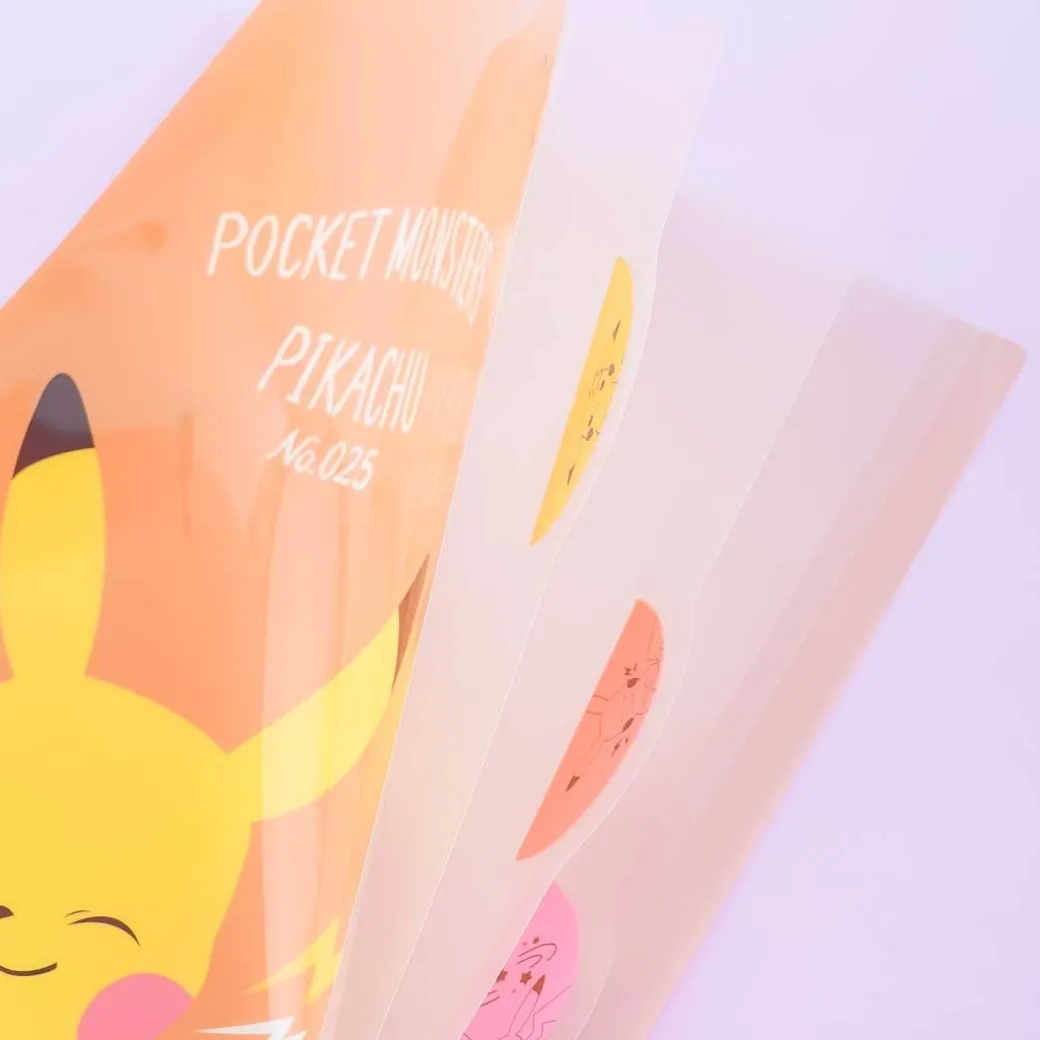 Pokémon Pikachu Charge Up A4 Clear File Folder