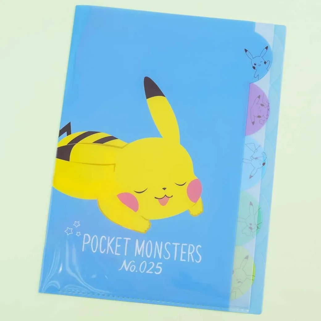 Pokémon Pikachu Chill Time A4 Clear File Folder