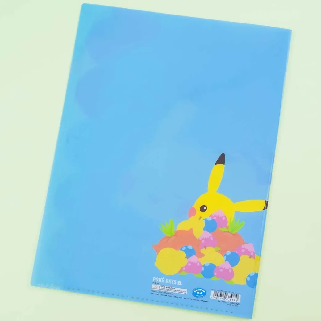 Pokémon Pikachu Chill Time A4 Clear File Folder