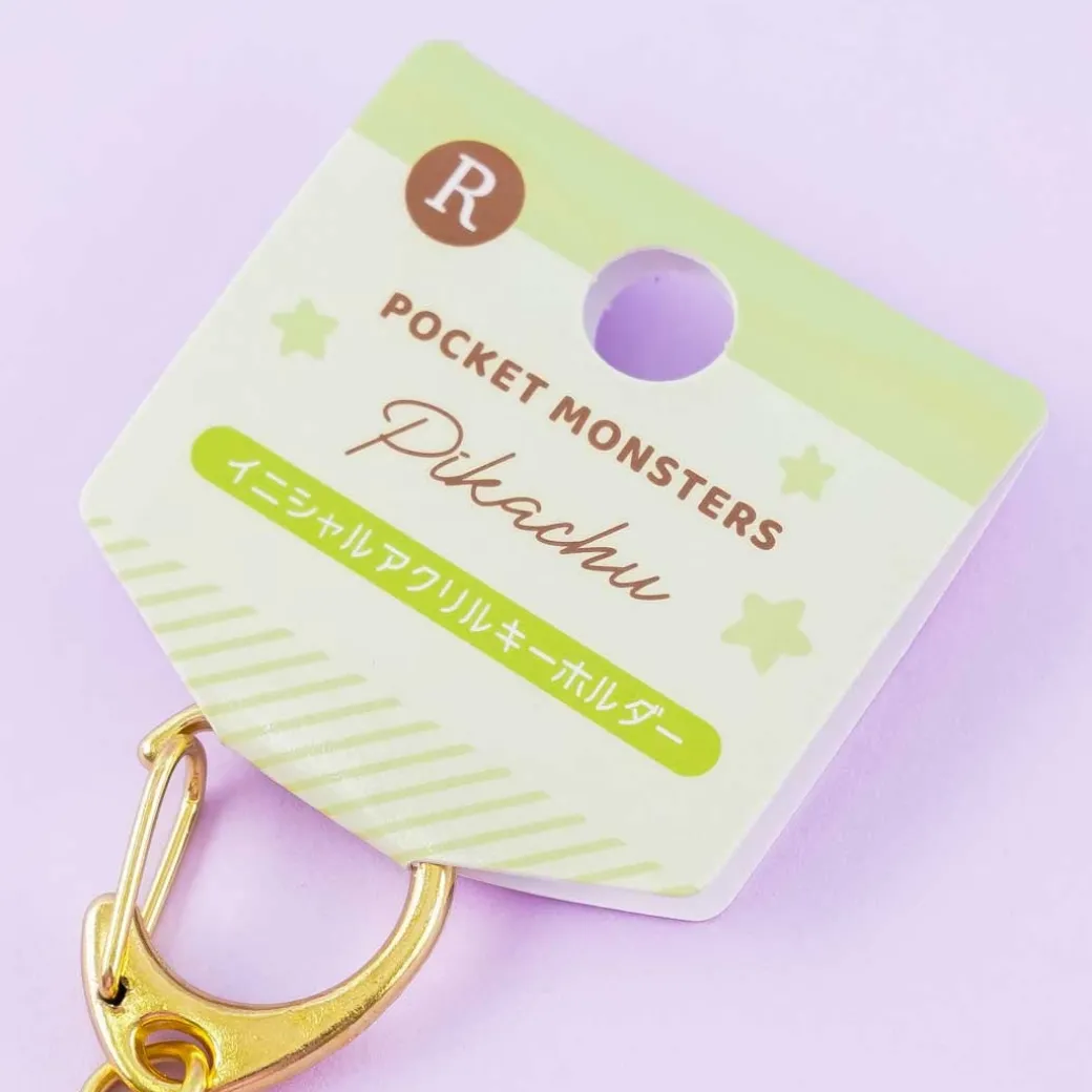 Pokémon Pikachu Initial Acrylic Charm - Letter R