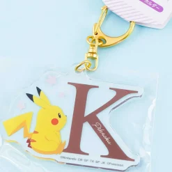 Pokémon Pikachu Initial Acrylic Charm - Letter K