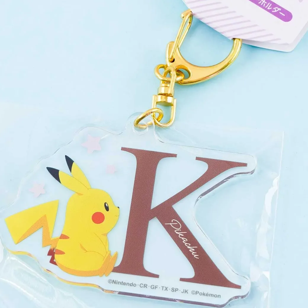Pokémon Pikachu Initial Acrylic Charm - Letter K