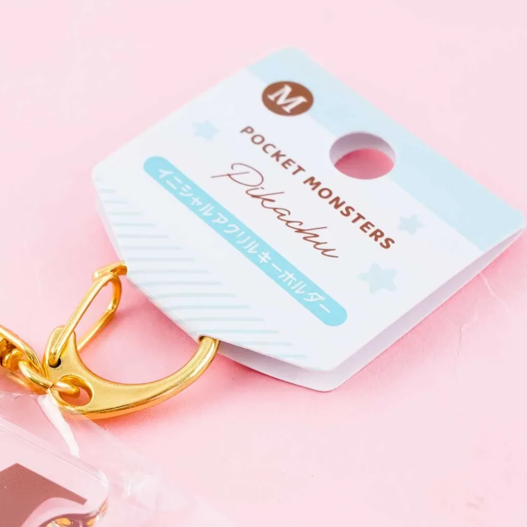 Pokémon Pikachu Initial Acrylic Charm - Letter M