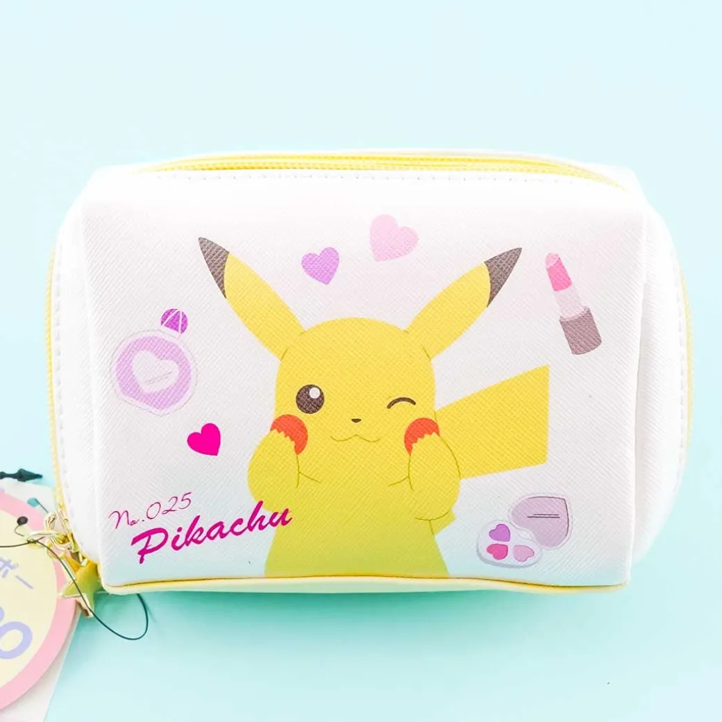 Pokémon Pikachu Pretty Heart Pouch With Pocket Tissue Holder