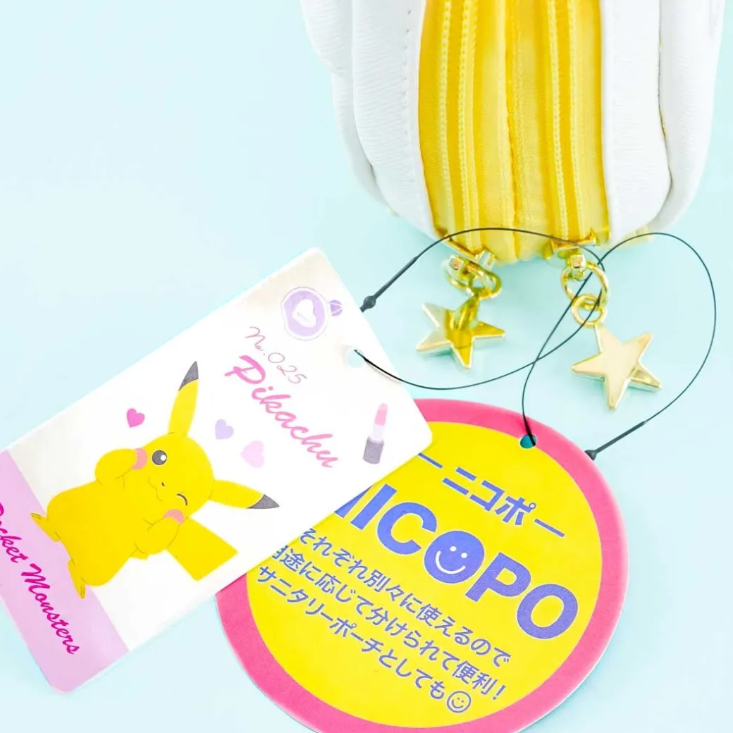 Pokémon Pikachu Pretty Heart Pouch With Pocket Tissue Holder