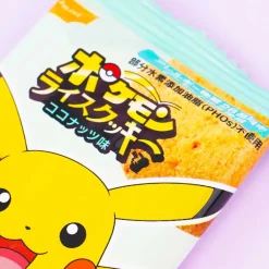Pokémon Pikachu Rice Flour Cookies - Coconut