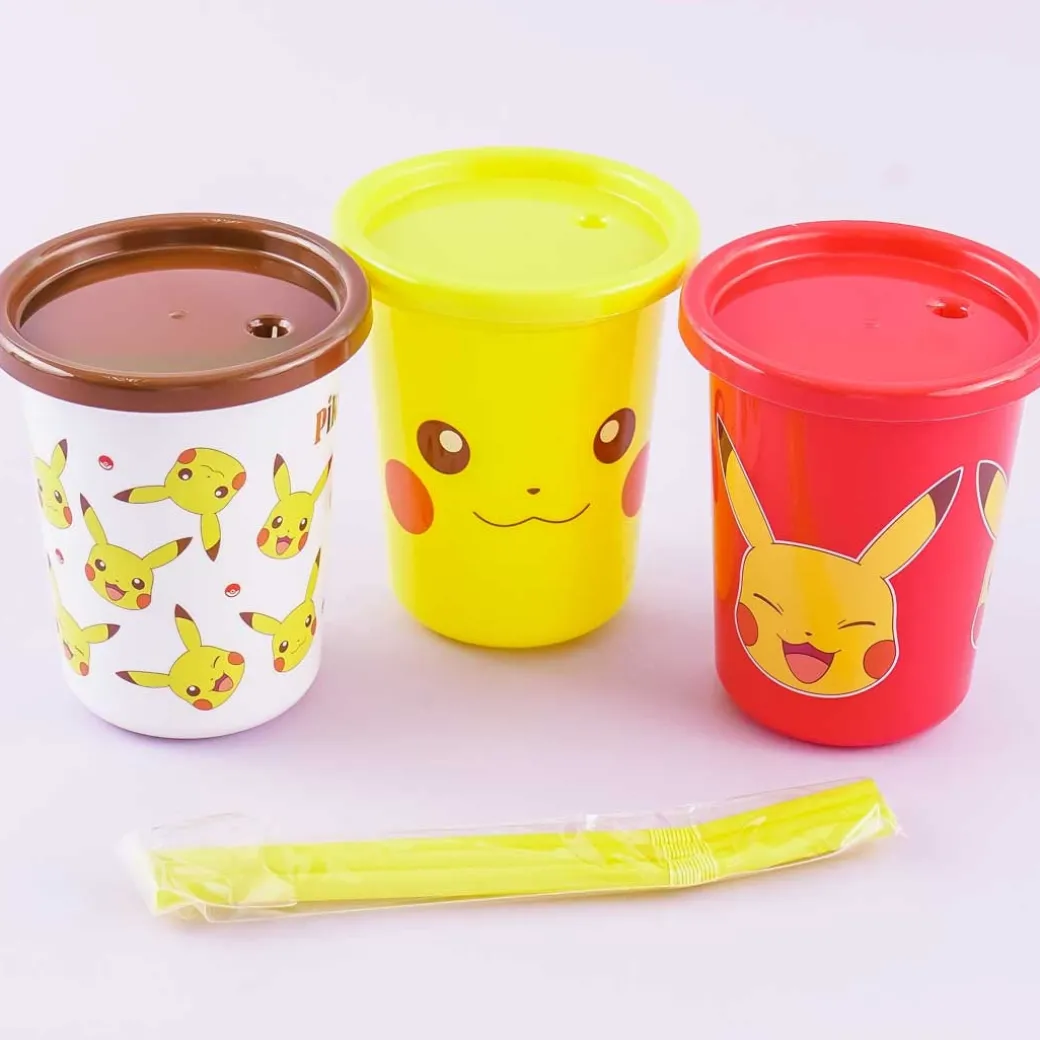 Pokémon Pikachu Tumbler With Straw Set