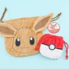 Pokémon Plush Drawstring Pouch Set - Eevee & Pokéball