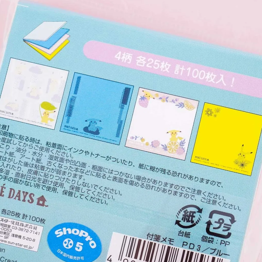 Pokémon Poké Days Rainy & Spring Season Sticky Notes