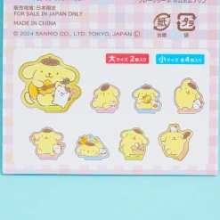 Pompompurin & Muffin Fun Time Flake Stickers