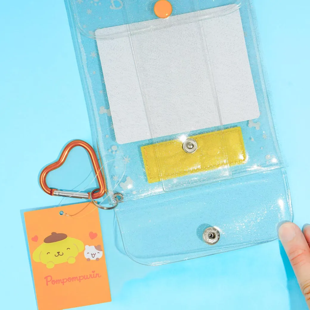 Pompompurin & Muffin Glittery Clear Pouch