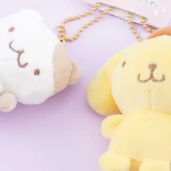 Pompompurin & Muffin Magnetic Plushie Charm Set