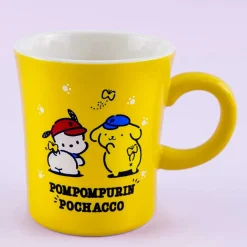 Pompompurin & Pochacco Wiggle Ceramic Mug