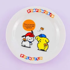 Pompompurin & Pochacco Wonderful Day Cake Plate