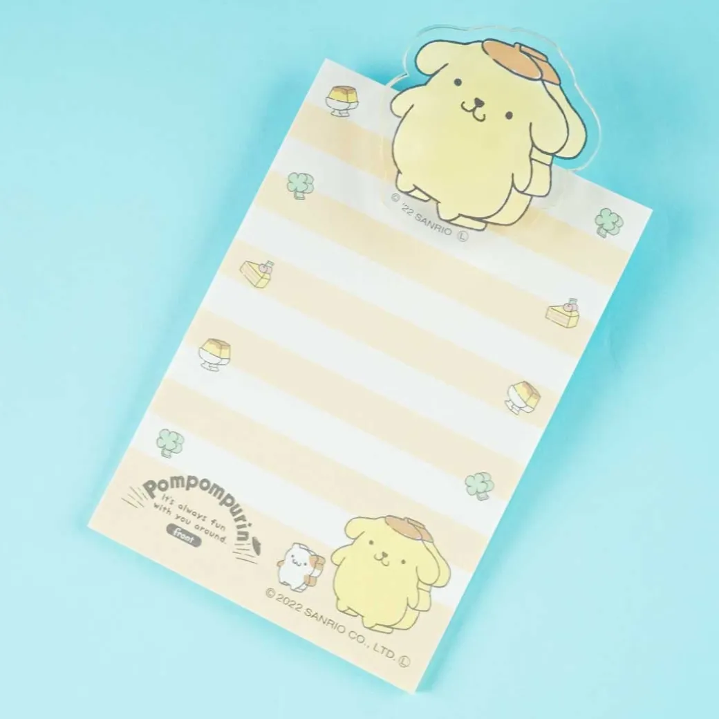 Pompompurin Always Fun Memo Pad With Clip