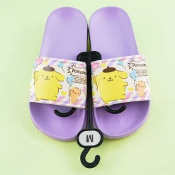 Pompompurin Balloon Time Indoor Slippers - Purple / Medium